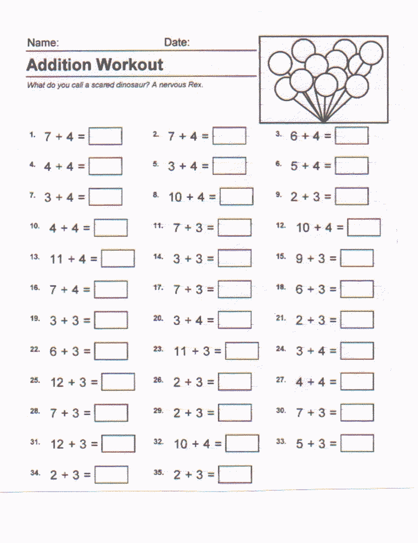 Math Worksheets