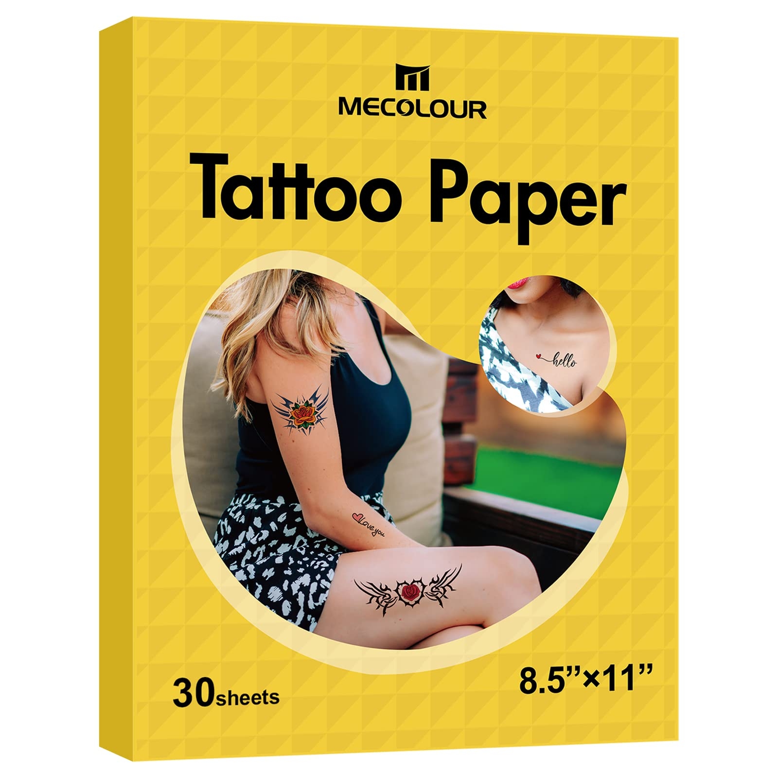 MECOLOUR Printable Temporary Tattoo Paper 8 5 X11 30 Sets For Inkjet Printer EBay MECOLOUR Printable Temporary Tattoo Paper 8 5 X11 30 Sets For Inkjet Printer EBay