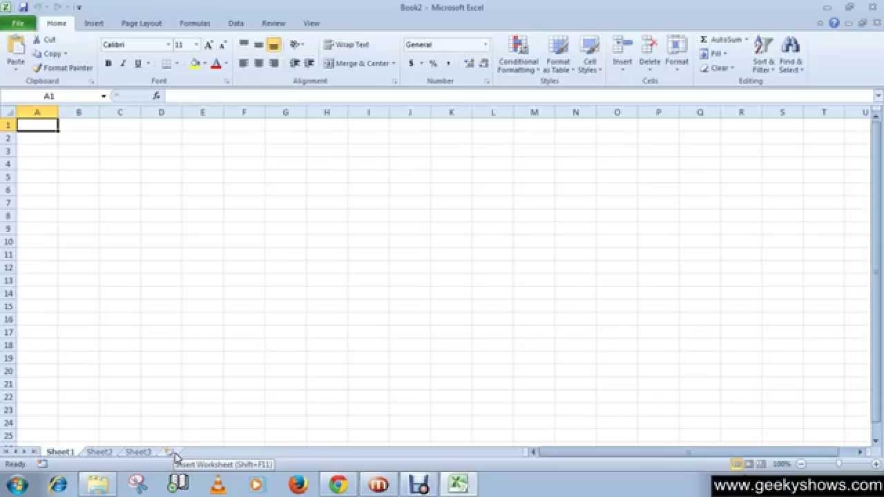 Microsoft Office Excel 2010 Insert A New Worksheet YouTube Microsoft Office Excel 2010 Insert A New Worksheet YouTube