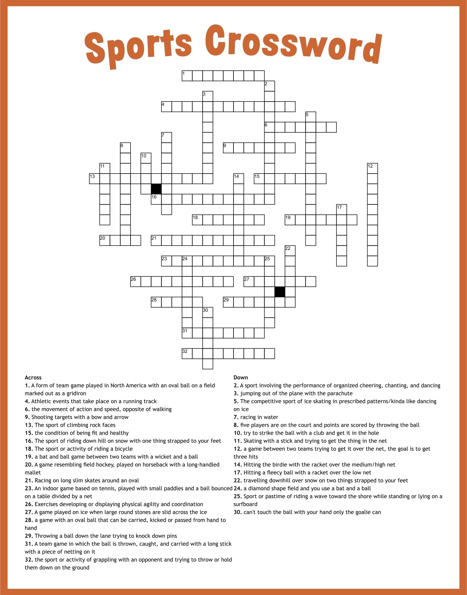 Onlinecrosswords Net Printable Printable