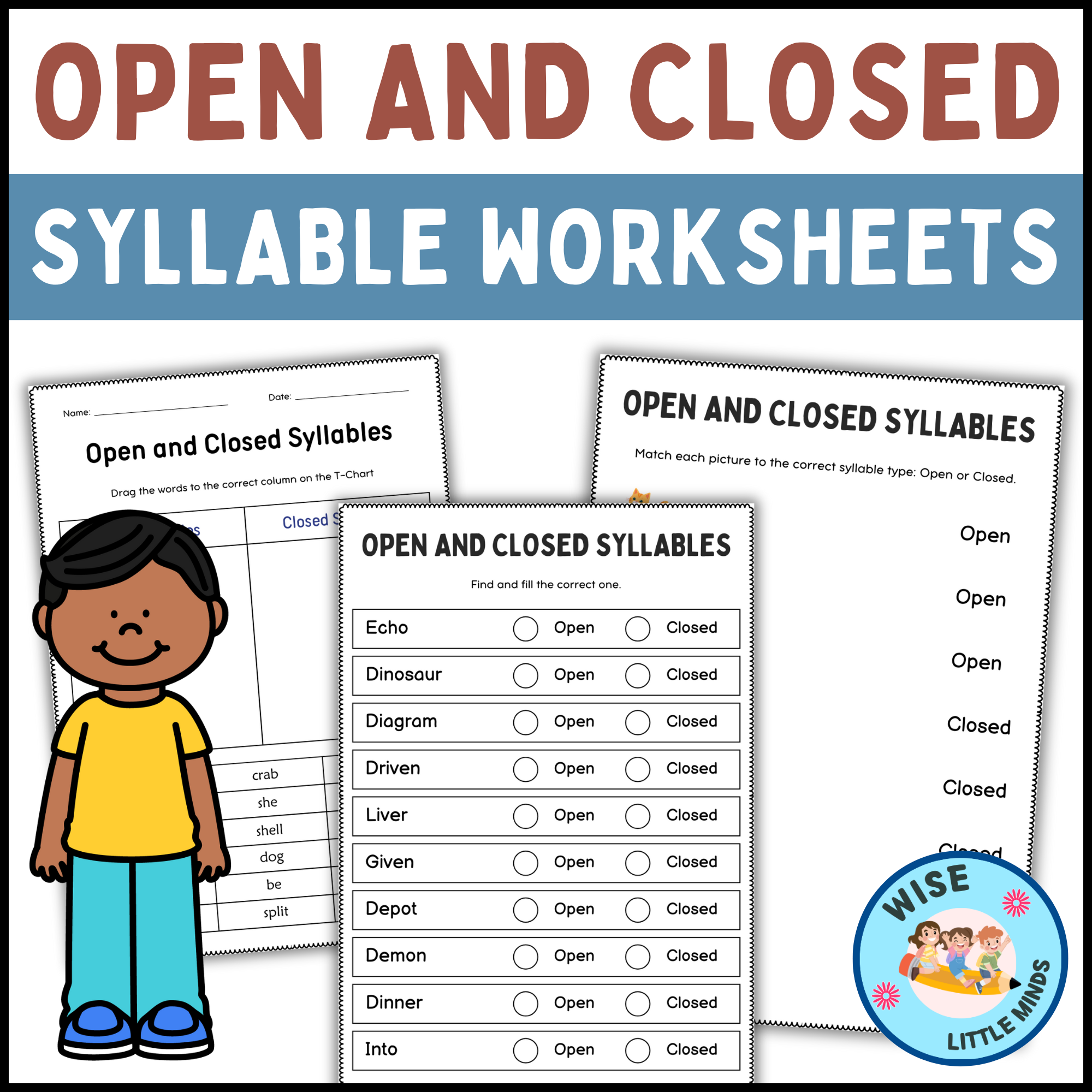 Open And Closed Syllables Grammar Worksheets Open And Closed Syllable Sort Made By Teachers