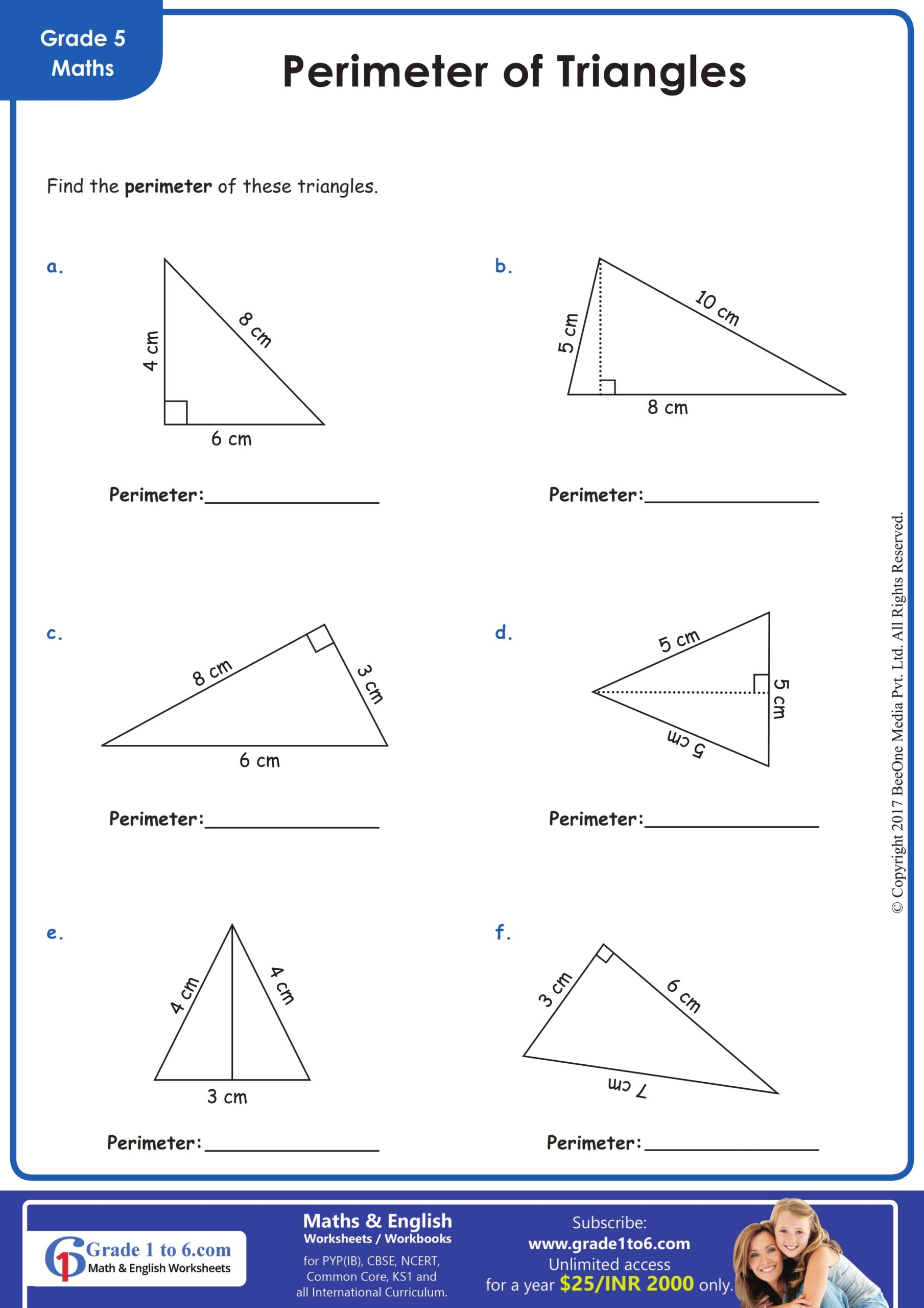 area of a triangle worksheet area of a triangle worksheet