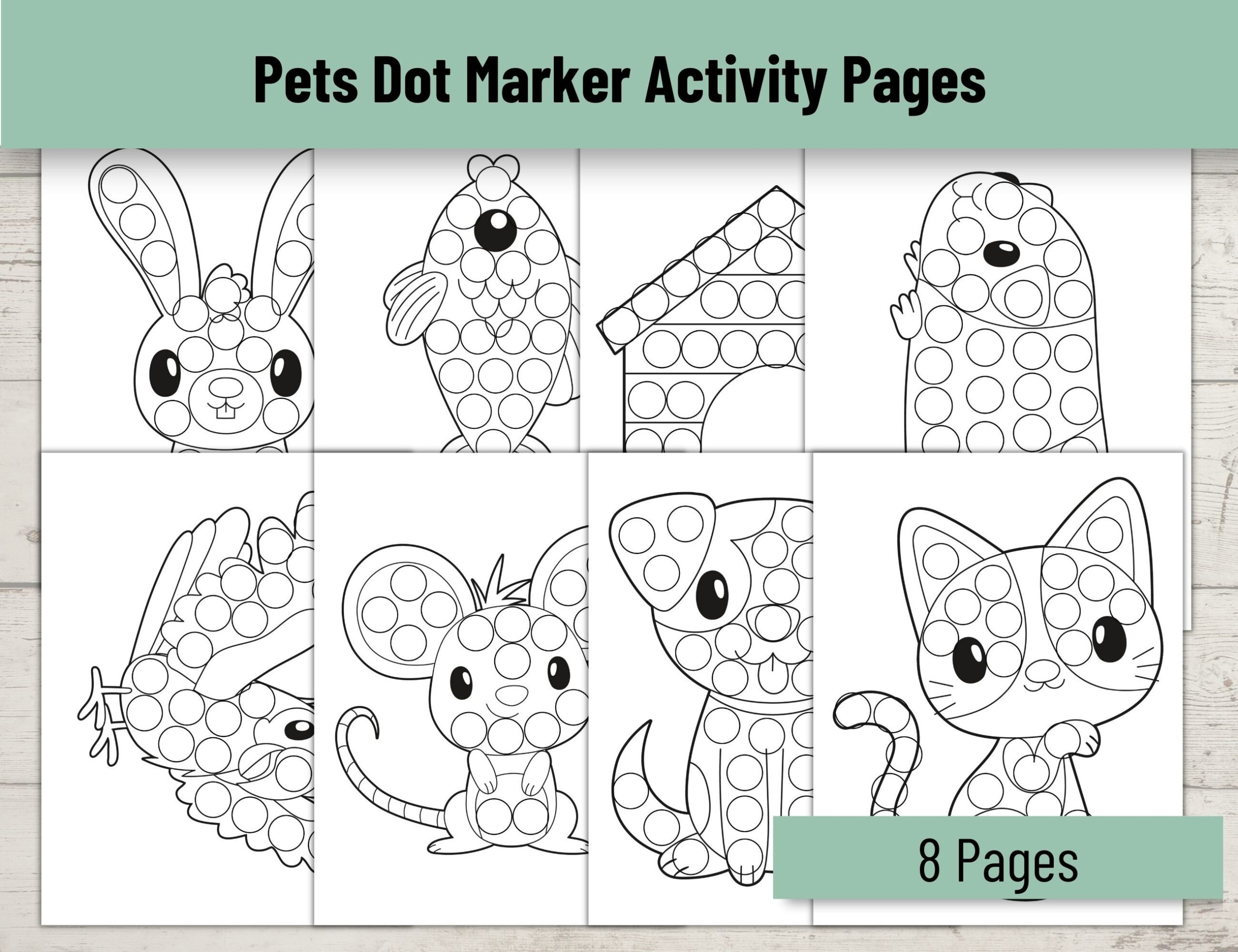 Pets Dot Marker Printable Activity Pages Do A Dot Coloring Do A Dot Printable Animals Dot Marker Activity Pre school Activity Etsy Pets Dot Marker Printable Activity Pages Do A Dot Coloring Do A Dot Printable Animals Dot Marker Activity Pre school Activity Etsy