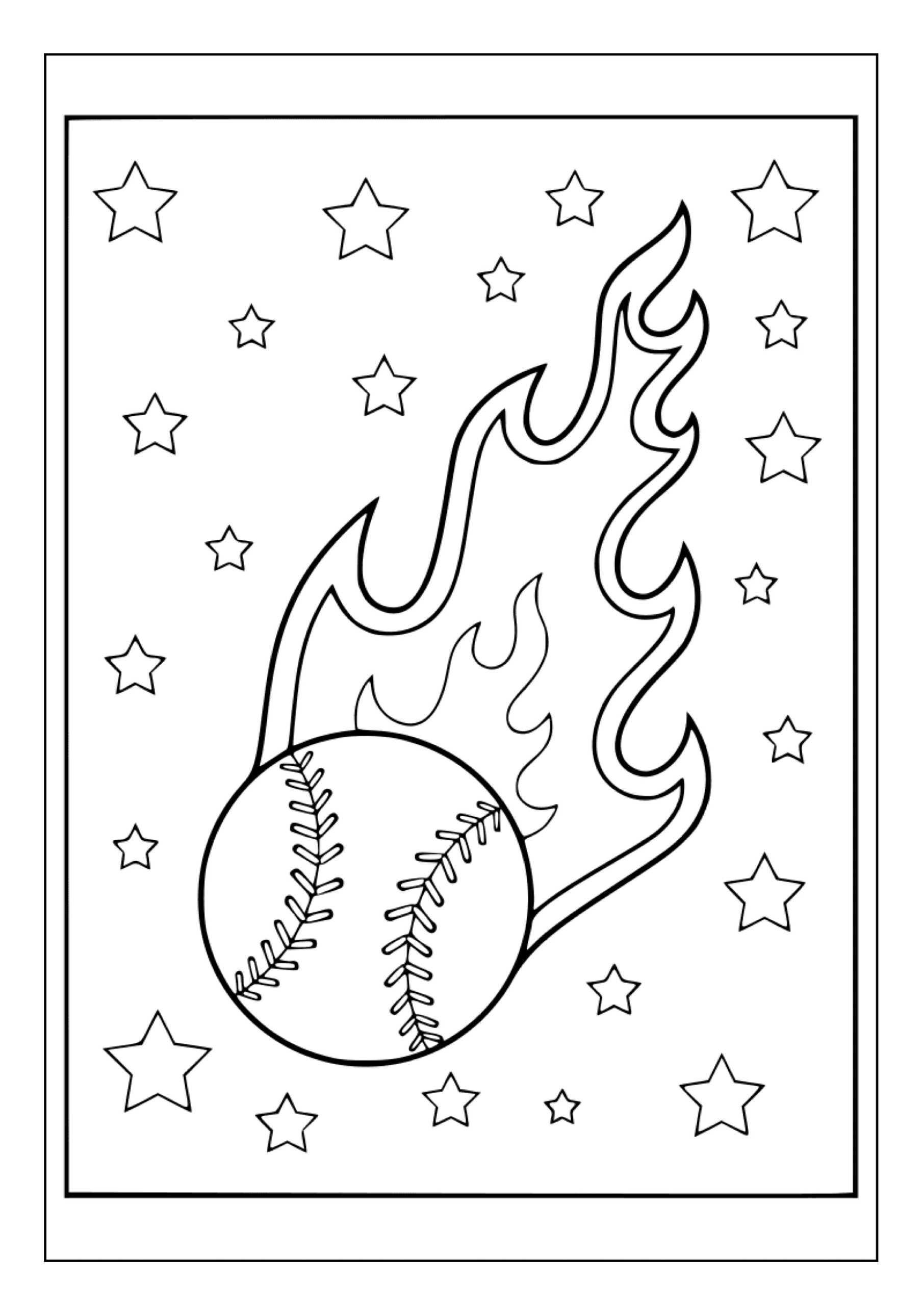 Printable Baseball Coloring Pages For Kids And Adults 100 Pages Instant Digital Download PDF Printable Baseball Player Coloring Sheets Etsy Norway