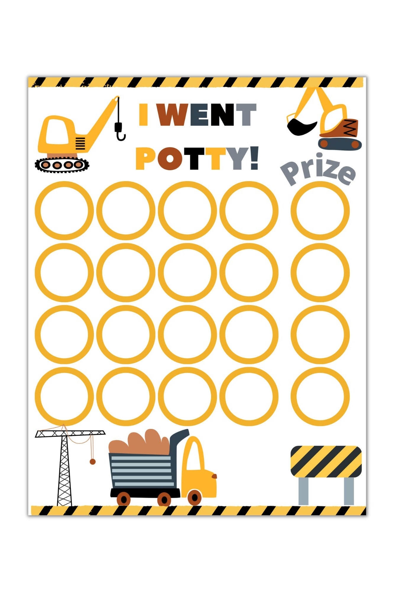 potty chart printable