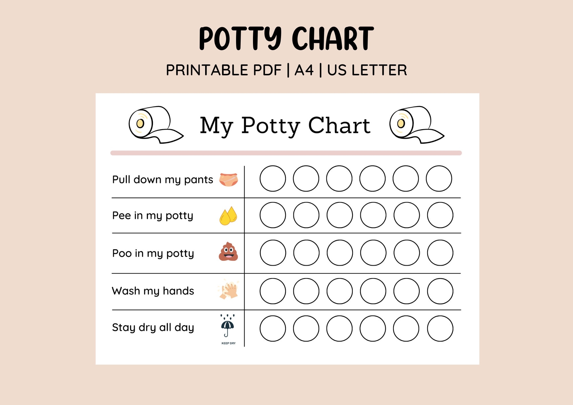 printable potty chart