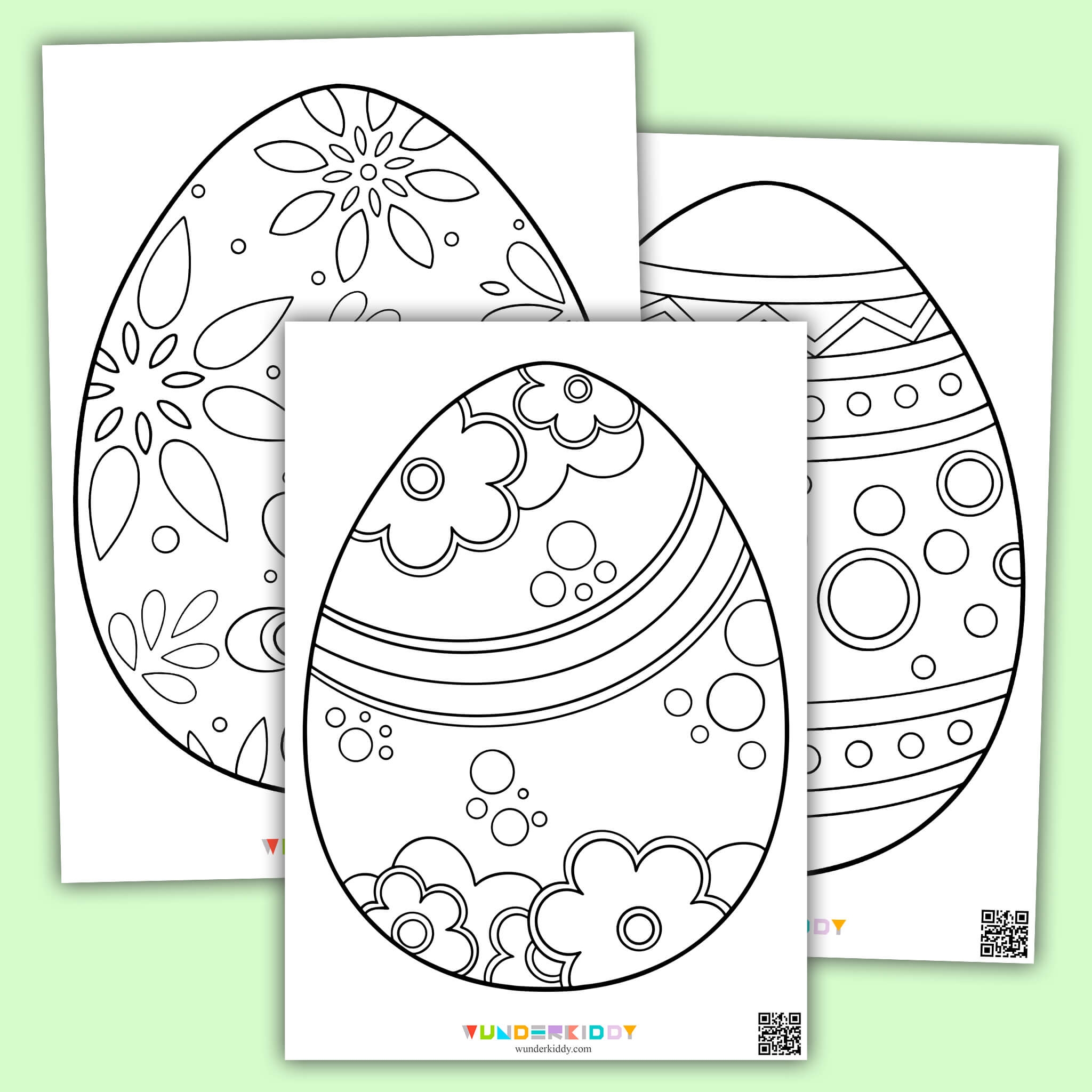 easter egg printable coloring pages