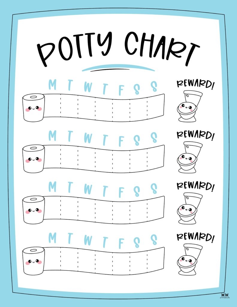 potty training chart printable