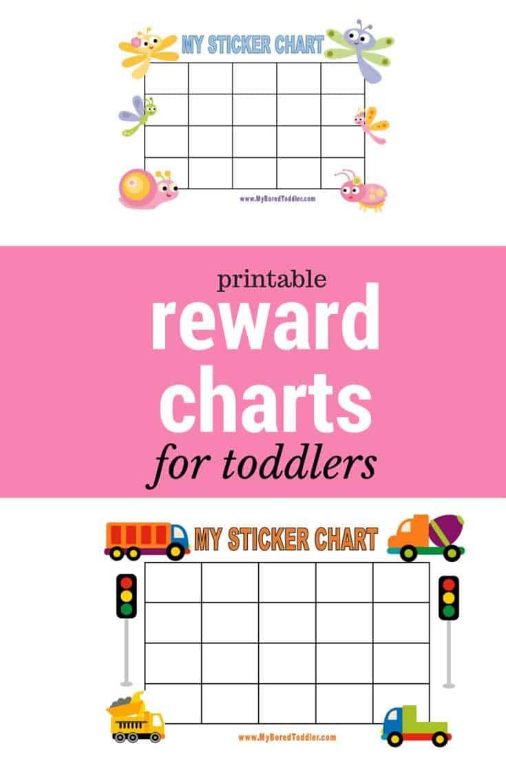 Printable Reward Charts My Bored Toddler Printable Reward Charts My Bored Toddler
