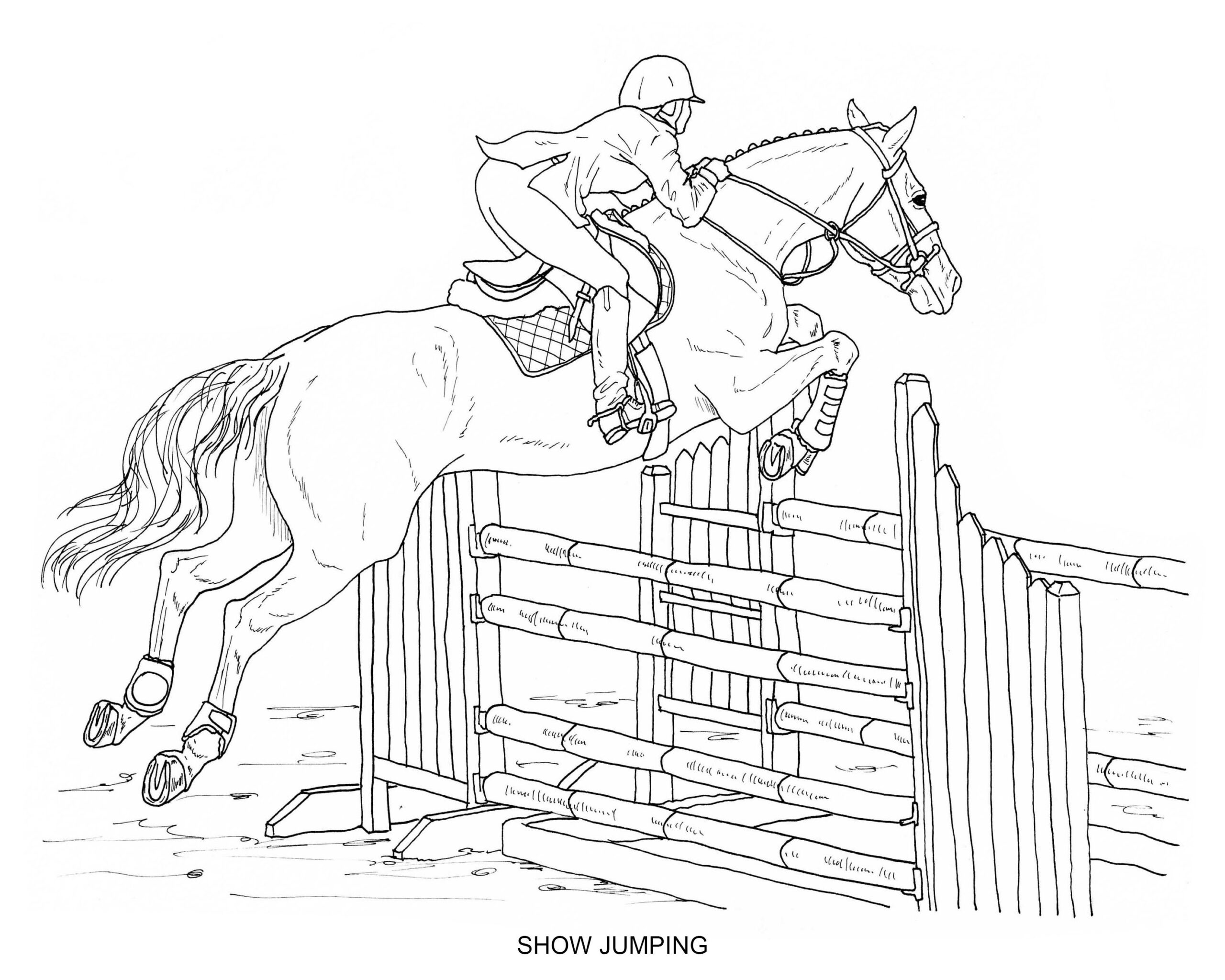 horse coloring pages printable