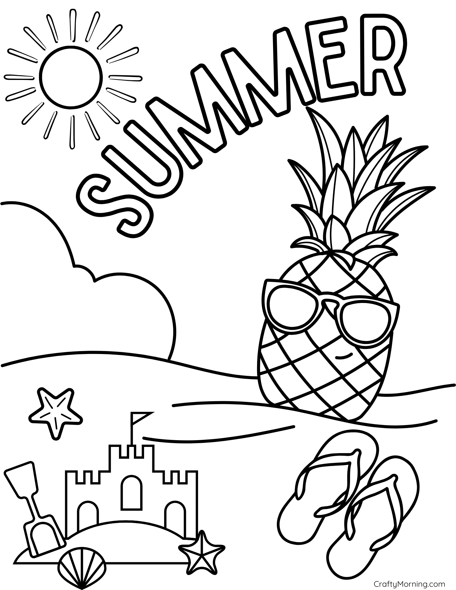 free printable summer coloring pages free printable summer coloring pages