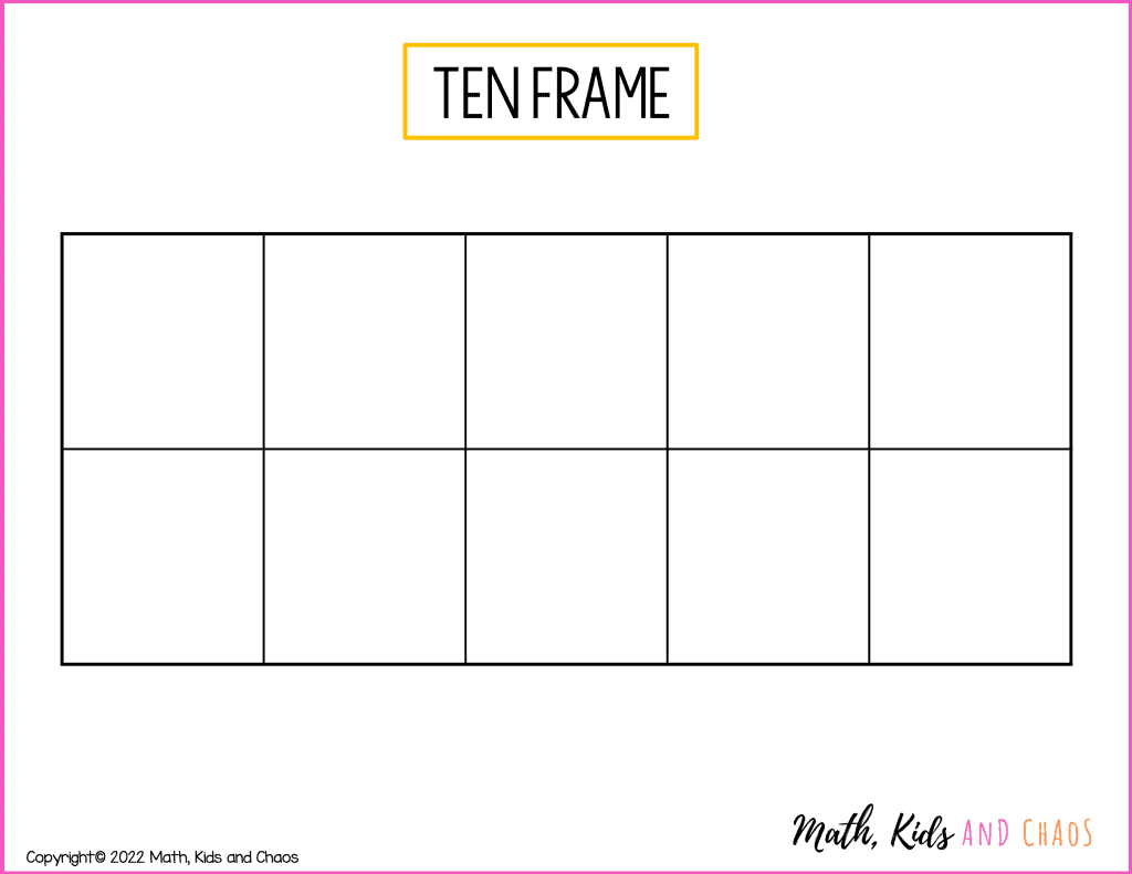 Printable Ten Frames Math Kids And Chaos Printable Ten Frames Math Kids And Chaos