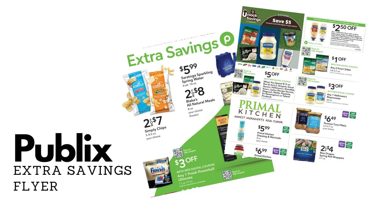 Publix Extra Savings Flyer 1 13 1 26 Southern Savers