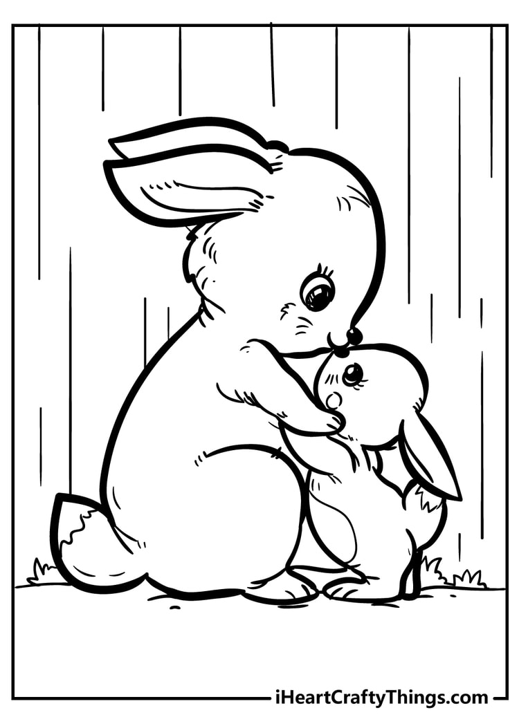 Rabbit Coloring Pages 100 Free Printables 