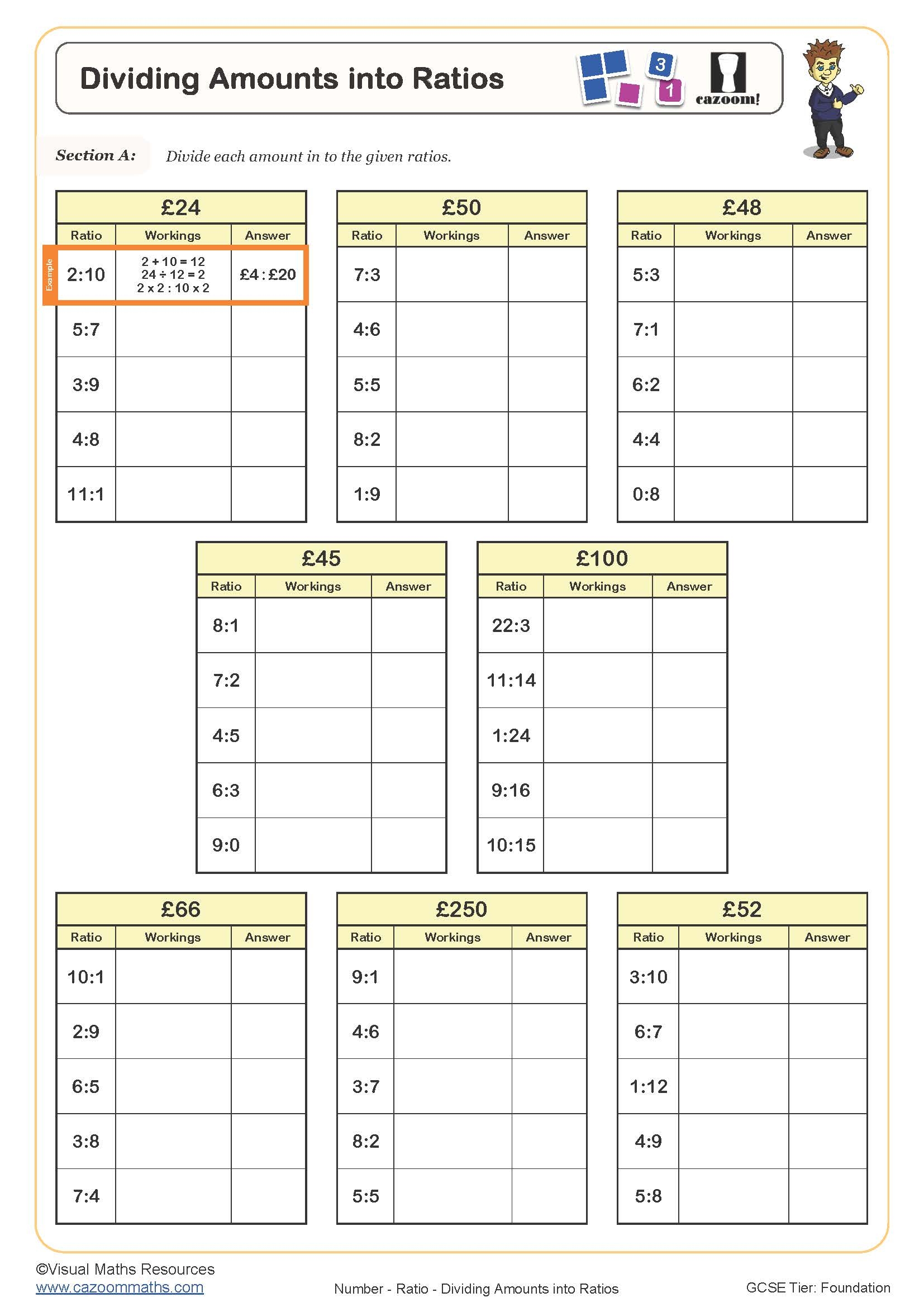 Ratio Worksheets Printable Simplifying Ratios Worksheets PDF And Free Samples Downloads Cazoom Maths Ratio Worksheets Printable Simplifying Ratios Worksheets PDF And Free Samples Downloads Cazoom Maths