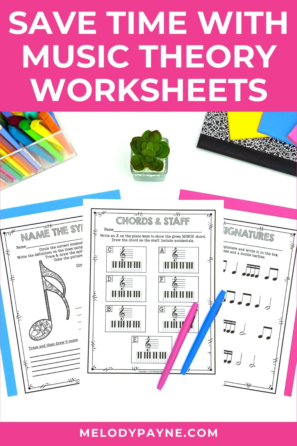 Save Time With Over 200 Print and Go Music Theory Worksheets Melody Payne Music For A Lifetime