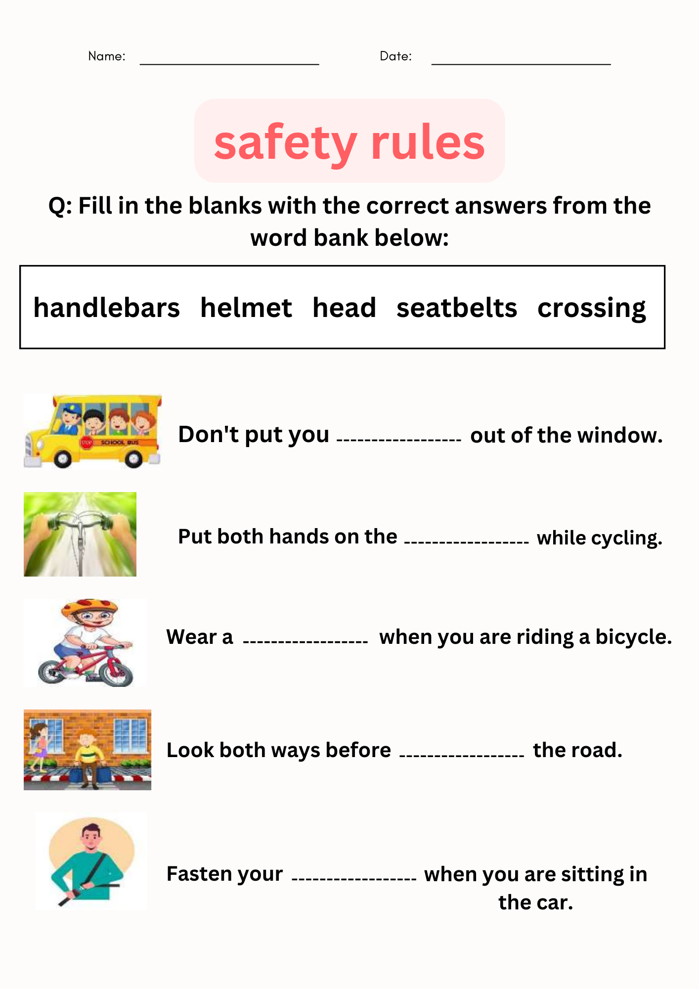 Science Lab Safety Rules Paragraph Worksheet Made By Teachers