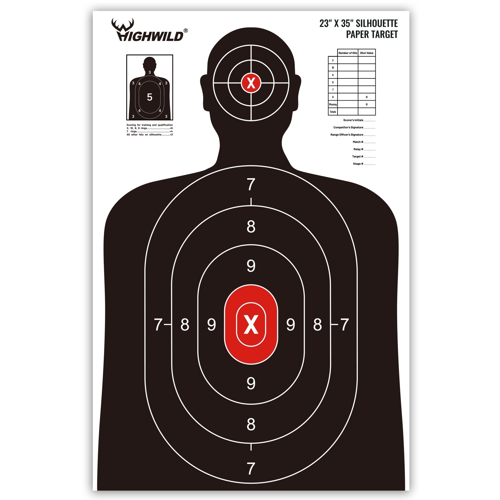 Shooting Range Silhouette Paper Target 23X35 For Handguns Rifles Airguns BB Guns EBay Shooting Range Silhouette Paper Target 23X35 For Handguns Rifles Airguns BB Guns EBay