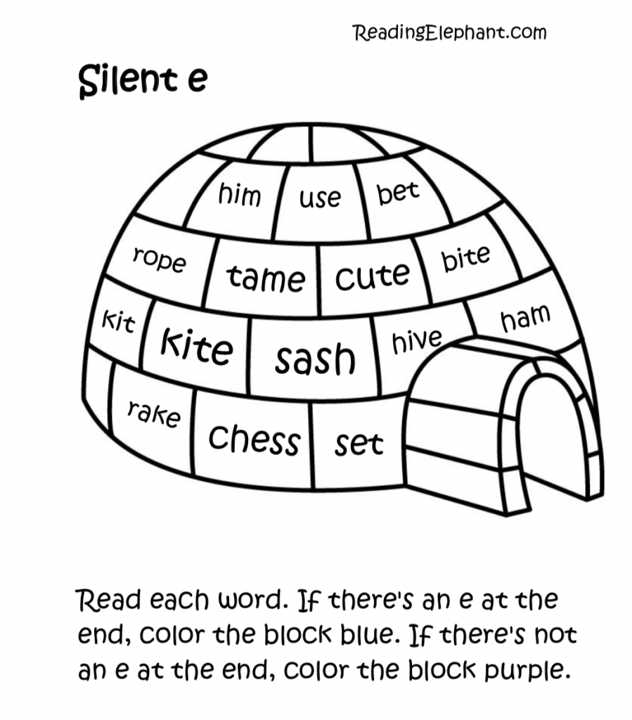 magic e worksheets