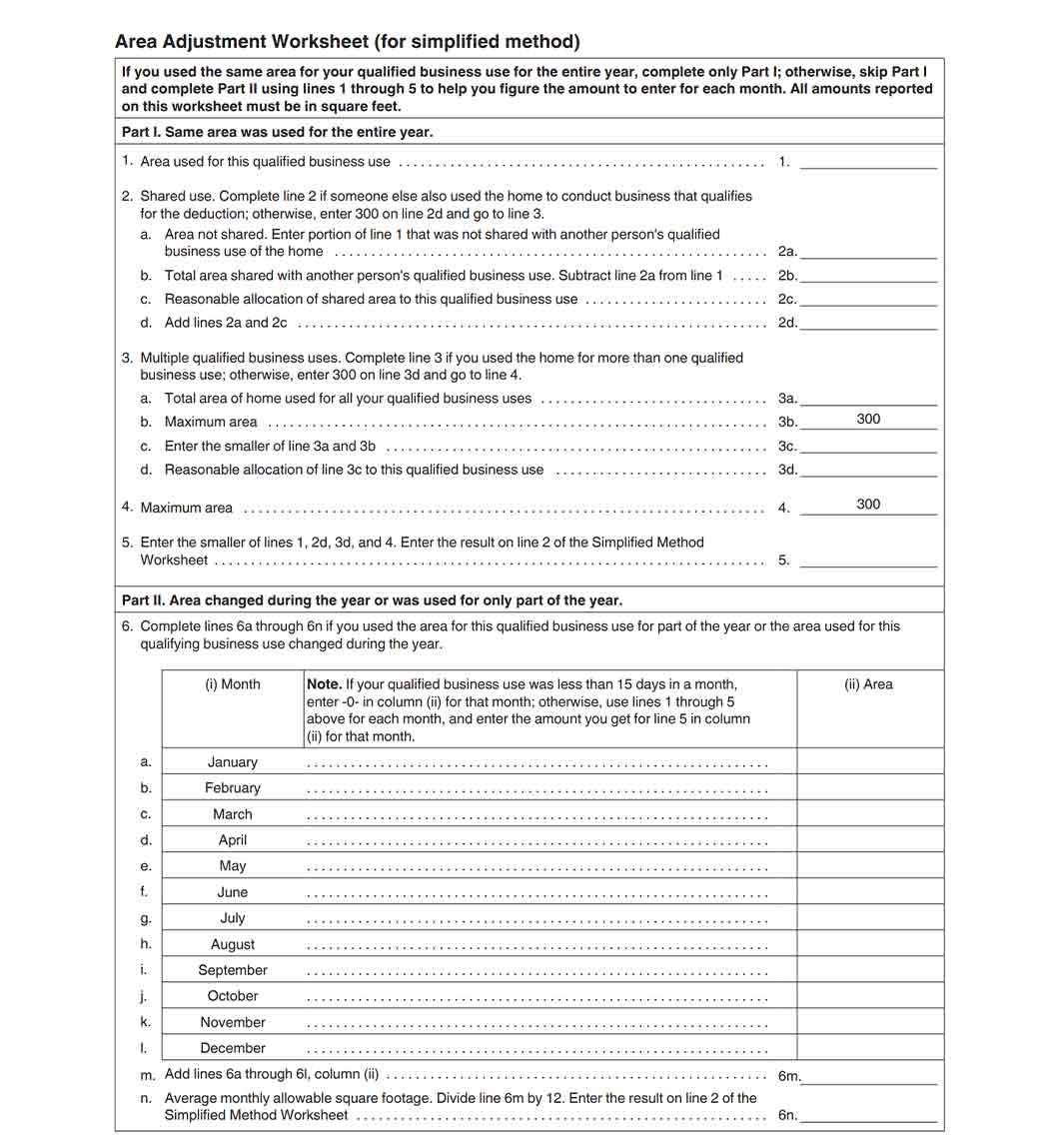 simplified method worksheet simplified method worksheet