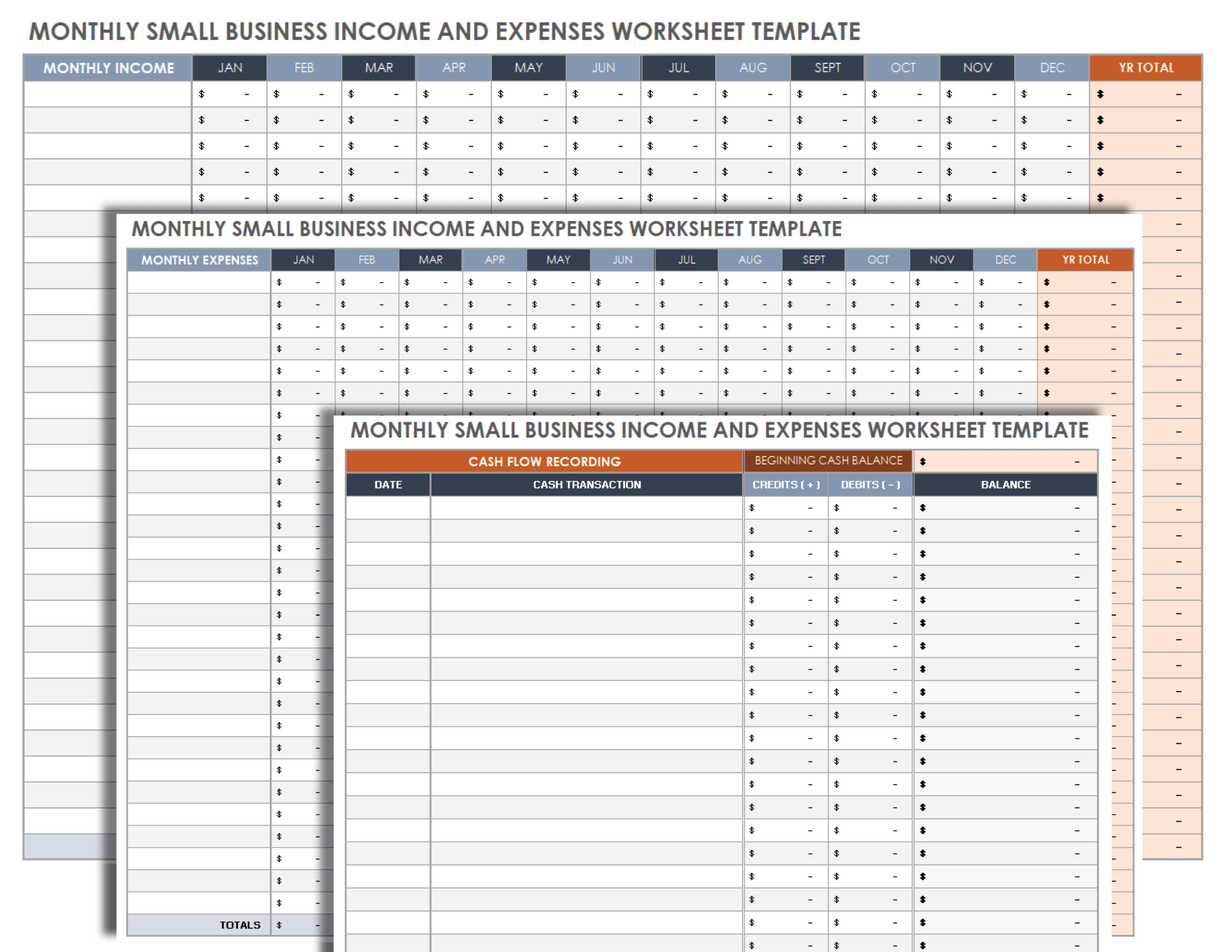 Small Business Income Statement Templates Smartsheet