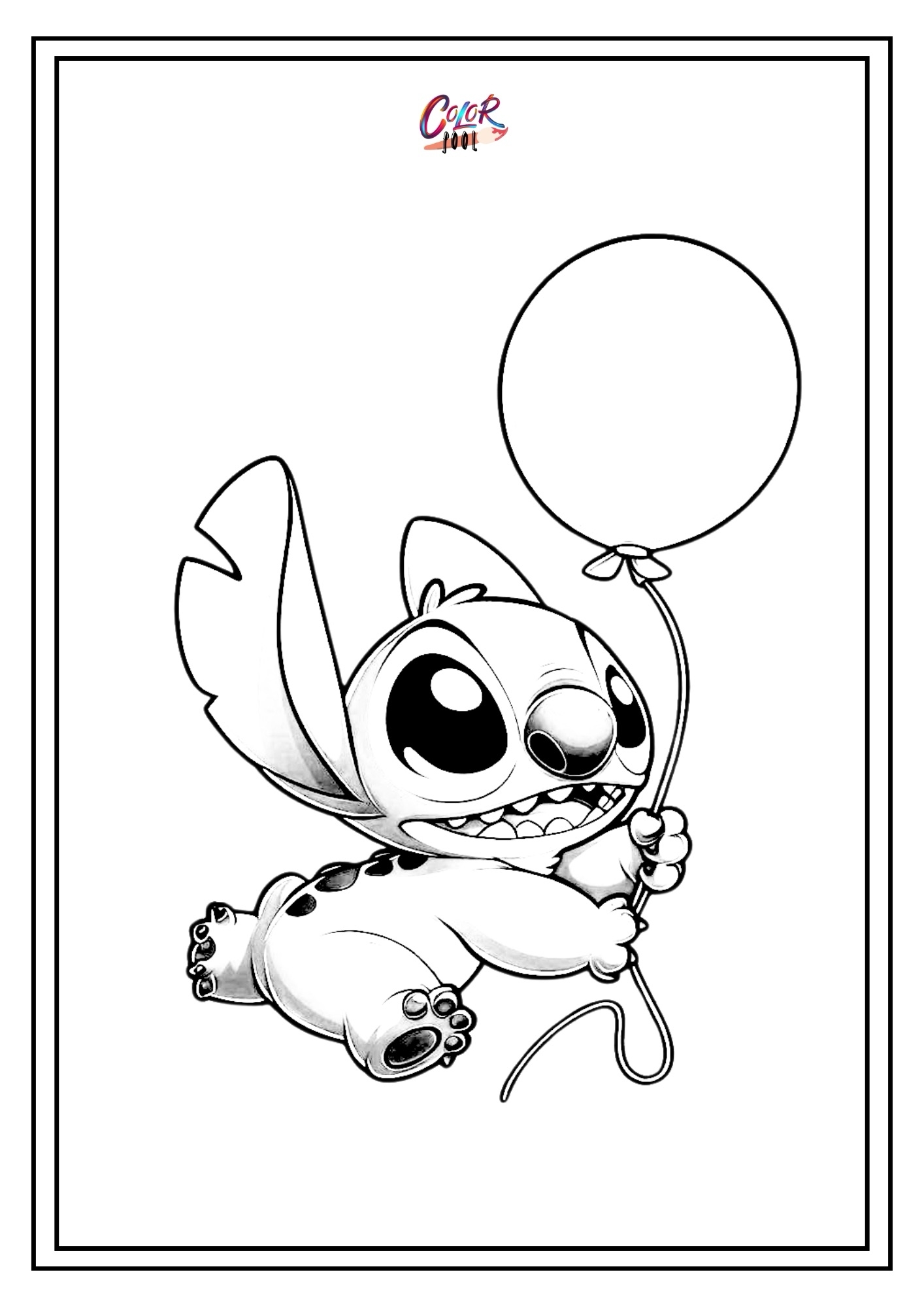 printable stitch coloring pages