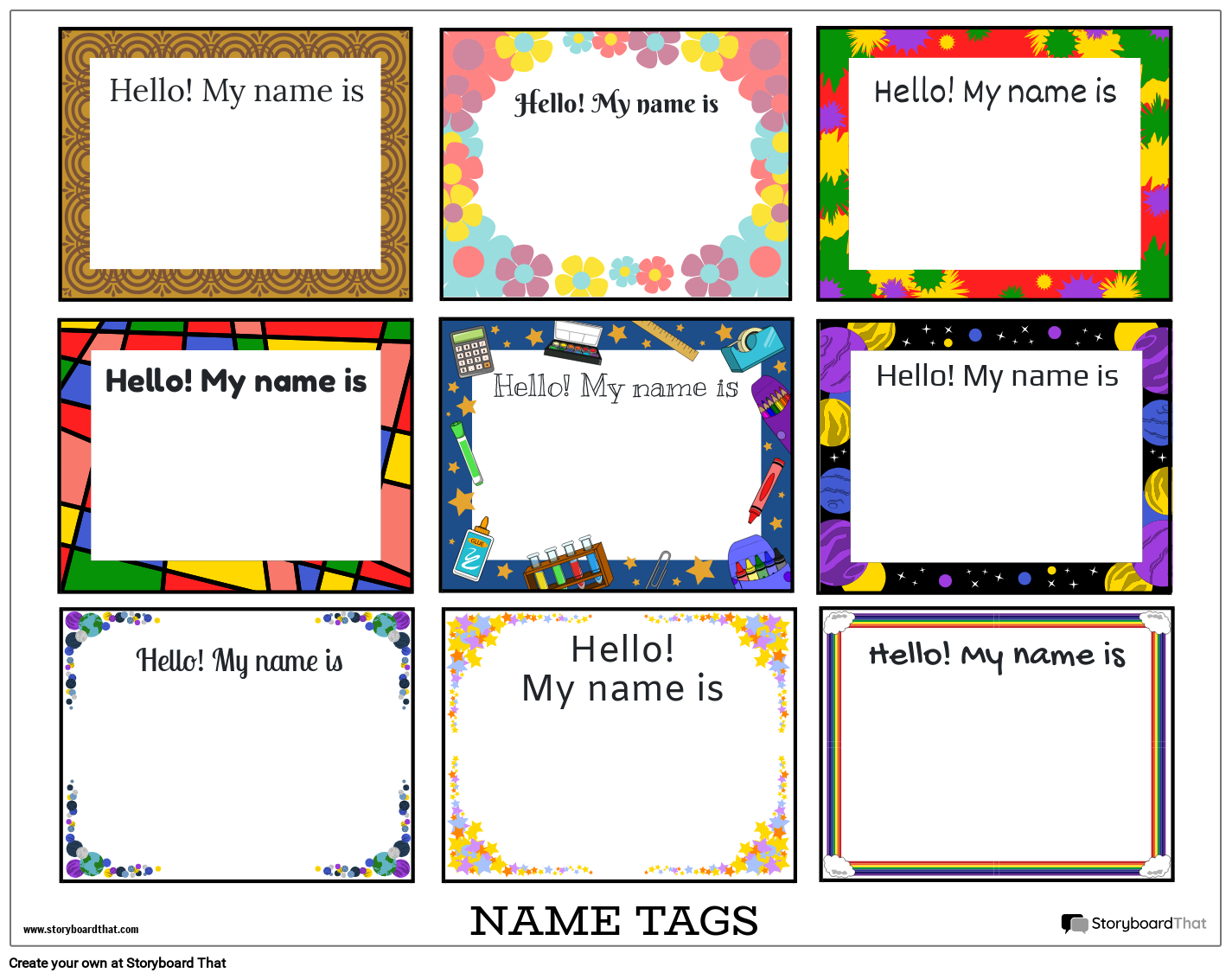 printable name tags printable name tags