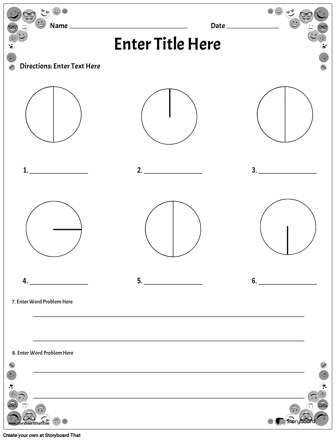 Storyboard That Free Circle Area Circumference Worksheets Storyboard That Free Circle Area Circumference Worksheets