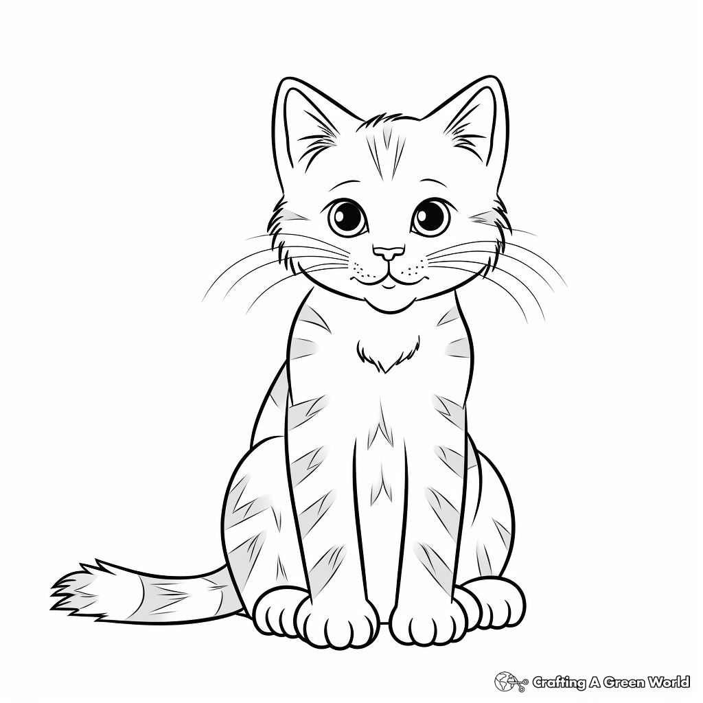 cat coloring sheets printable