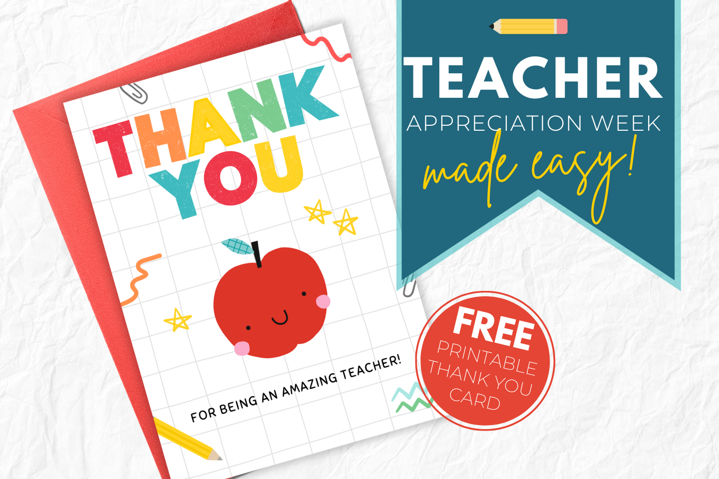 Teacher Appreciation Week Thank You Card Free Printable The Many Little Joys Teacher Appreciation Week Thank You Card Free Printable The Many Little Joys