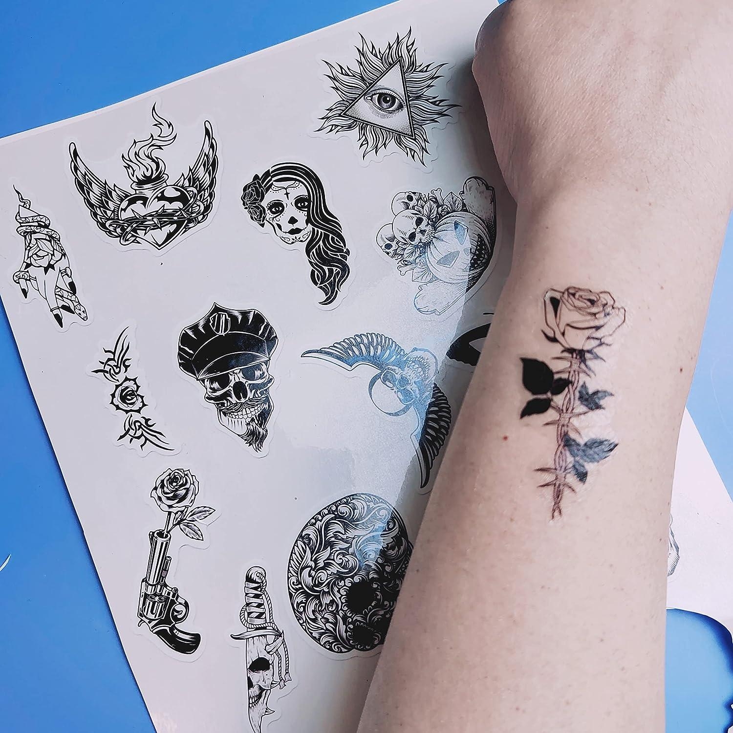 Temporary Tattoo Paper 5 Sheets DIY Image Transfer For Skin Inkjet Laser Printer 8 5x11 Inch Decal Paper Buy Now With Express International Delivery GoSupps Temporary Tattoo Paper 5 Sheets DIY Image Transfer For Skin Inkjet Laser Printer 8 5x11 Inch Decal Paper Buy Now With Express International Delivery GoSupps