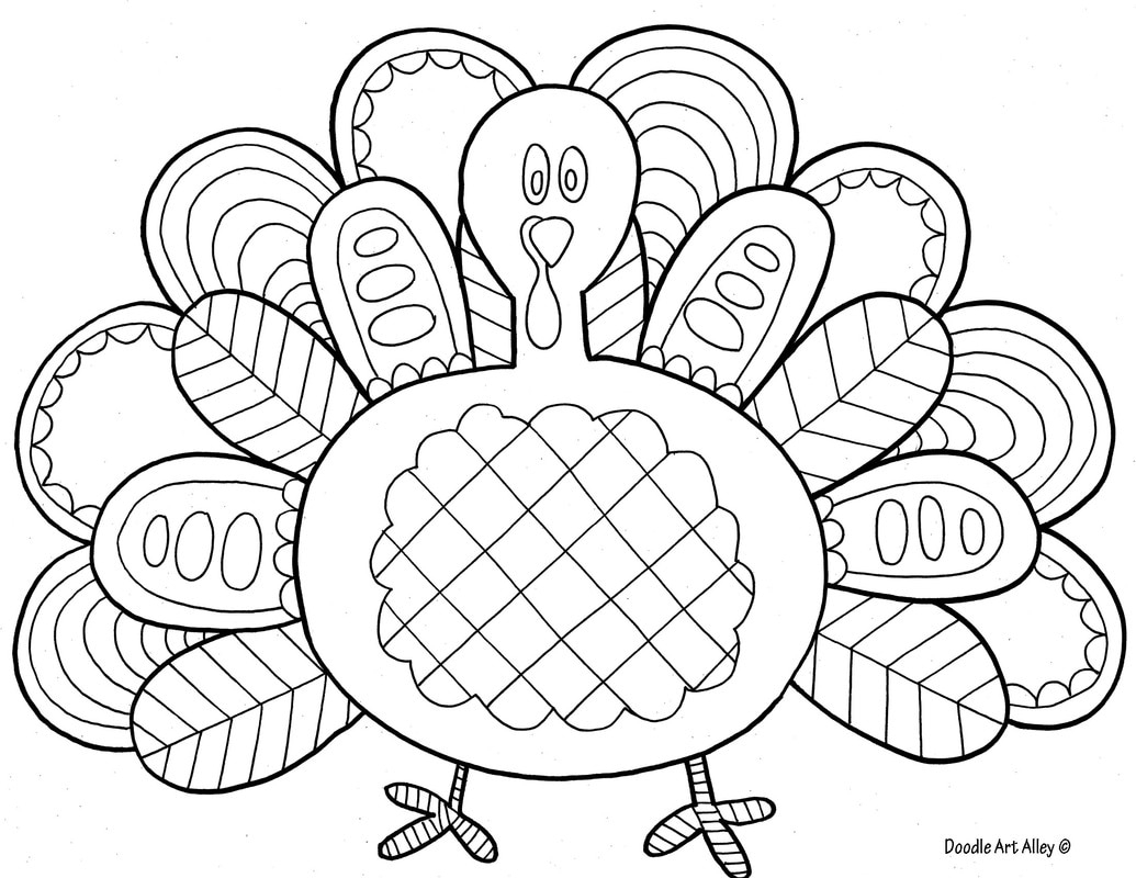 Thanksgiving Coloring Pages DOODLE ART ALLEY Thanksgiving Coloring Pages DOODLE ART ALLEY