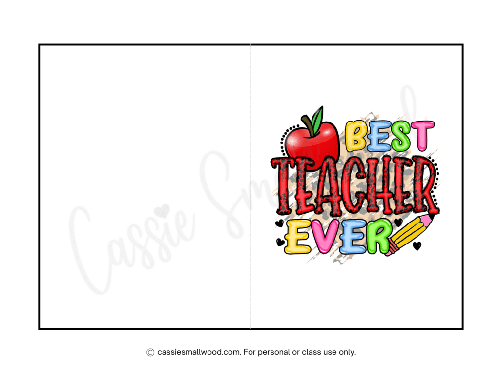 printable cards teacher appreciation