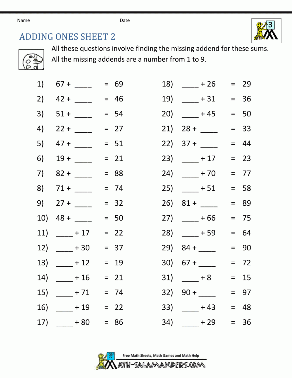 third grade math worksheets third grade math worksheets