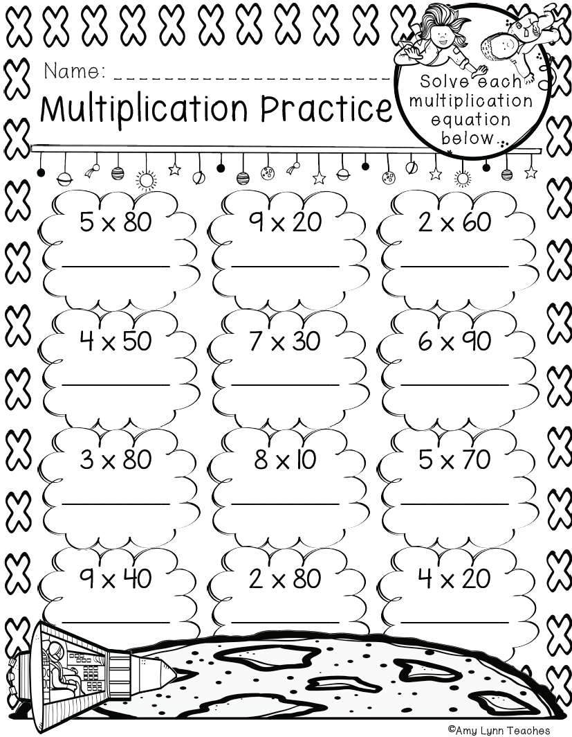 Third Grade Space Themed Worksheets 100 Standards Aligned Printables Made By Teachers