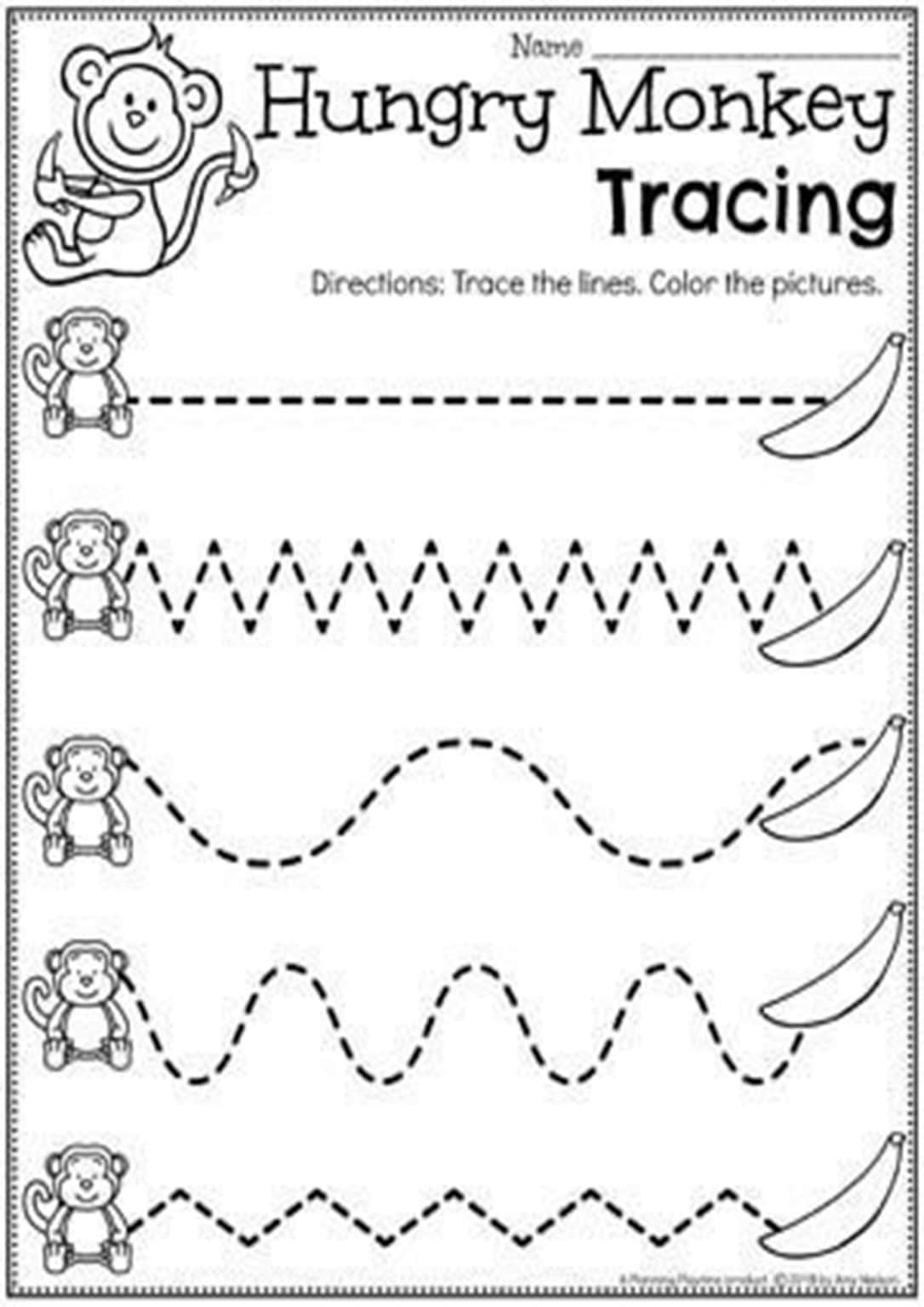 tracing lines worksheet
