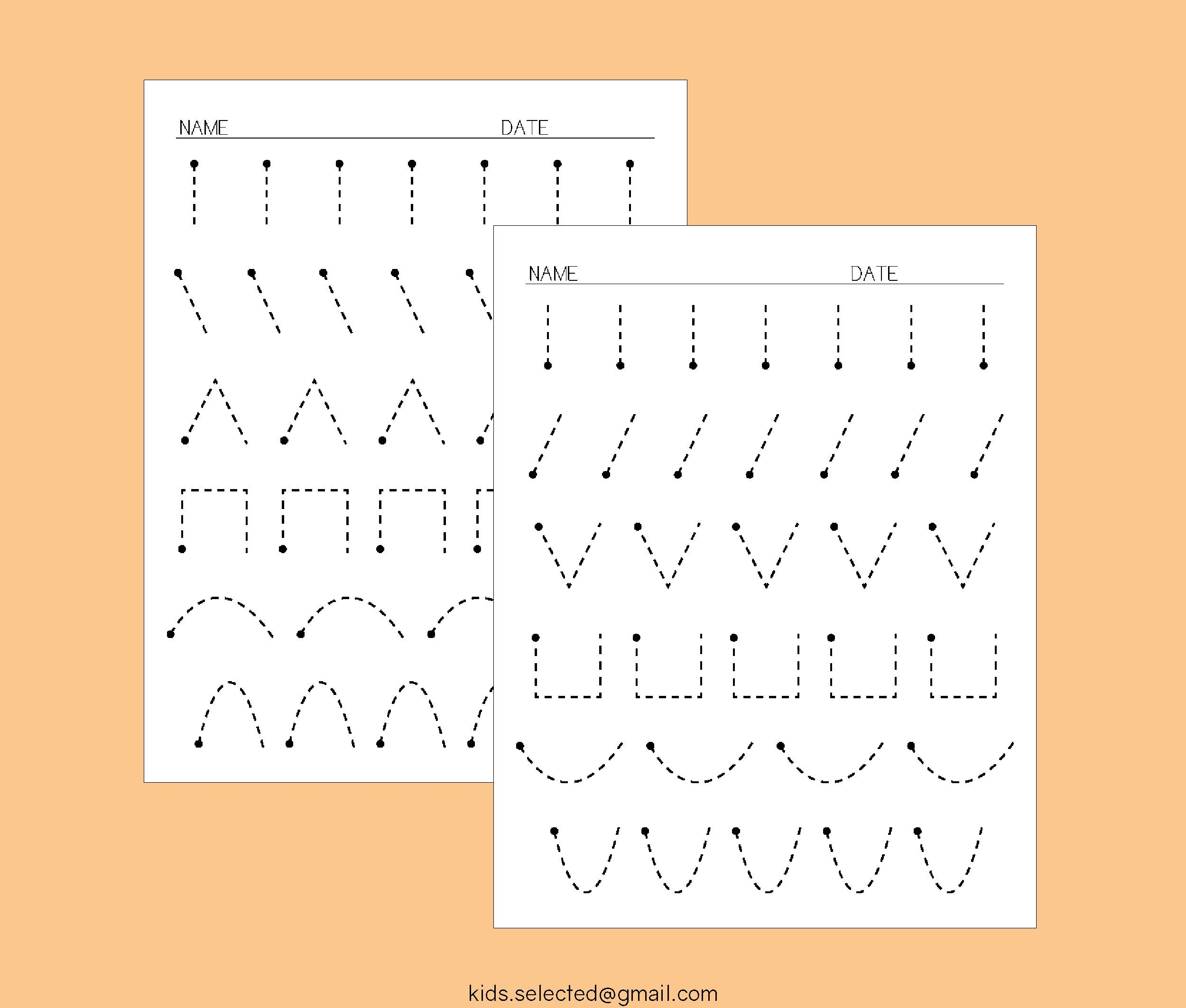 Tracing Lines Worksheets Activity For Preschool Kindergarten Fine Motor Skills Printable Pdf Instant Download Etsy Tracing Lines Worksheets Activity For Preschool Kindergarten Fine Motor Skills Printable Pdf Instant Download Etsy