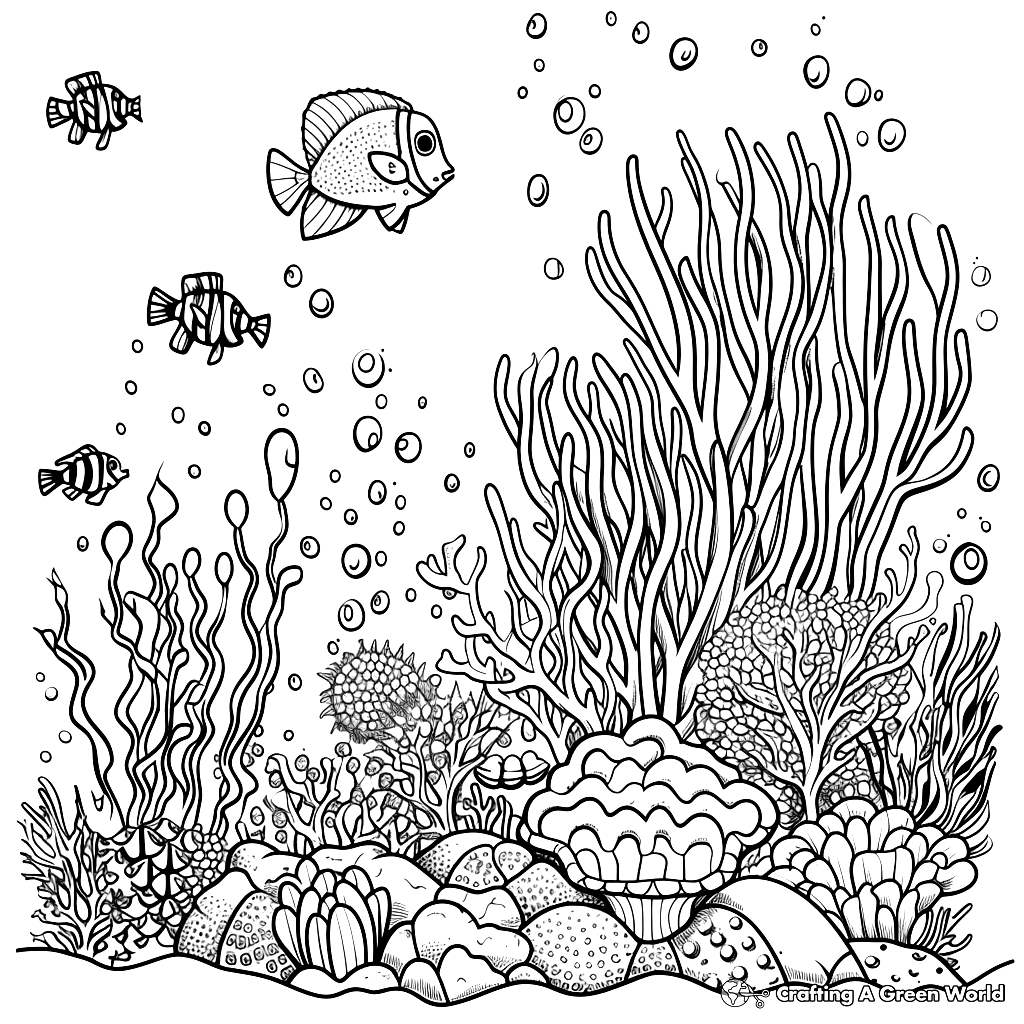 ocean coloring worksheets