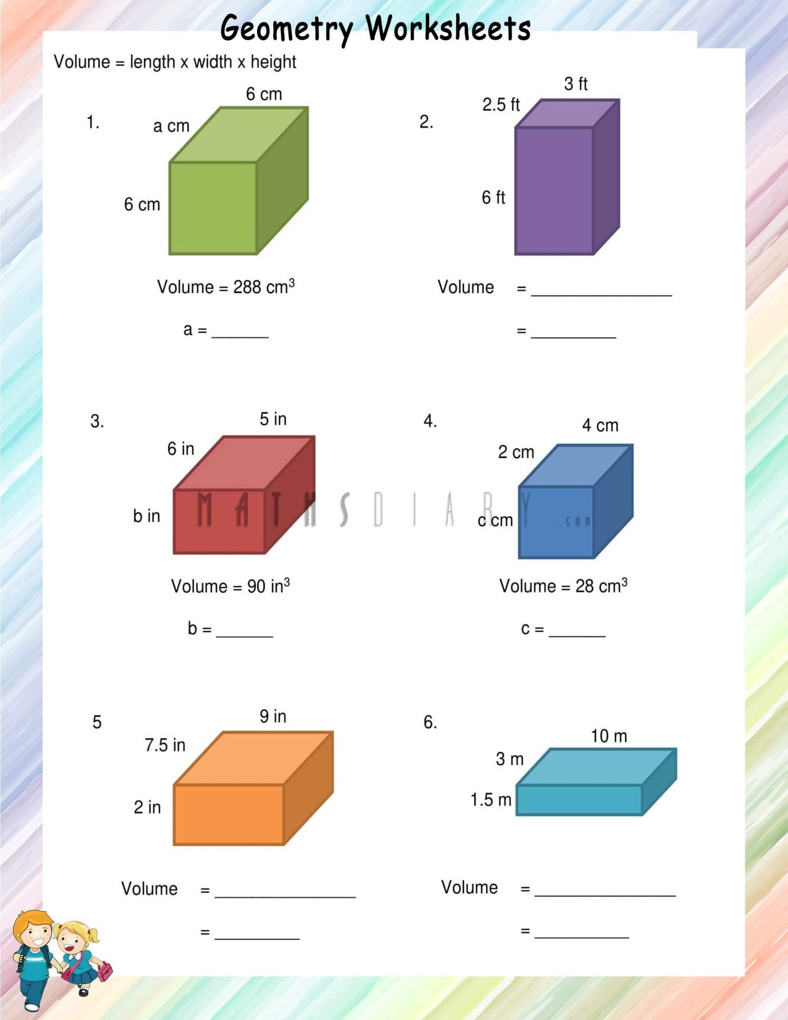 Volume Of Rectangular Prisms And Cubes Math Worksheets MathsDiary Volume Of Rectangular Prisms And Cubes Math Worksheets MathsDiary