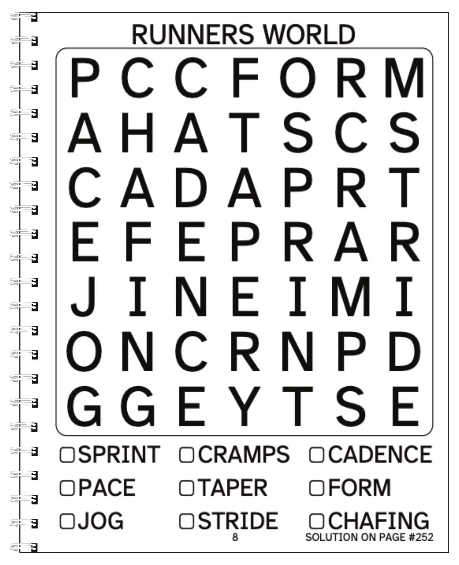 large printable word search
