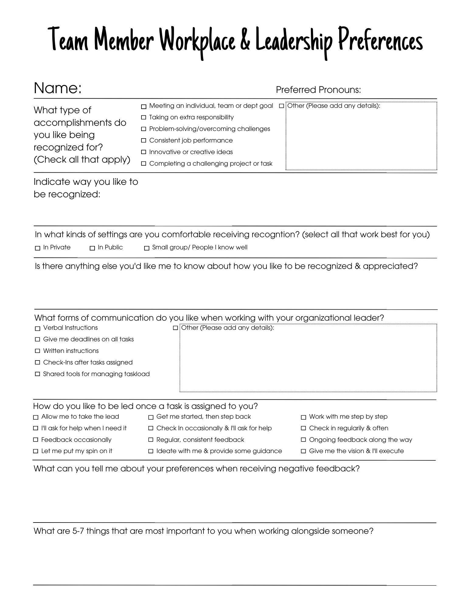 workplaces packet worksheet
