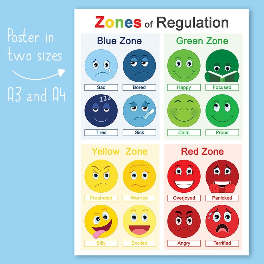 Zones Of Regulation Printable Digital Download Etsy Zones Of Regulation Printable Digital Download Etsy